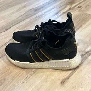 Adidas Originals NMD Black Gold Shoes Women’s 10